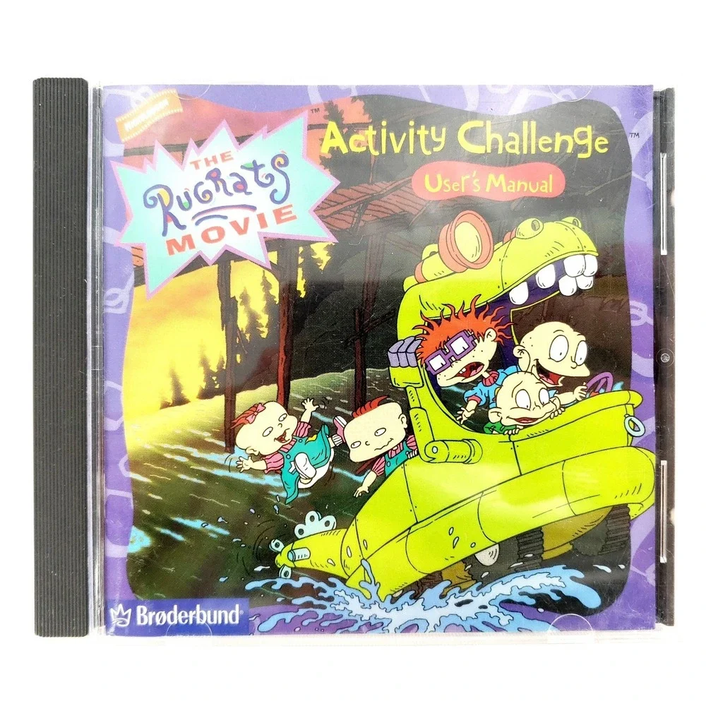 Rugrats Movie Activity Challenge (Windows/Mac, 1999) Complete In Jewel Case